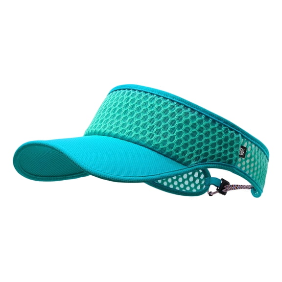 ADSSDQ Sun Visor Hat Men Women - Wide Brim Quick Dry Adjustable Cap, Lightweight for Golf Tennis Pickleball Beach Sky Blue