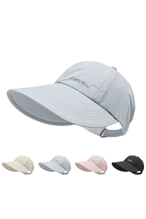 UPF Sun Protection Baseball Hat Screen Baseball Hat Lightweight Adjustable Quick-Dry Wide Brim Cap Women Men Velcro 2026 Beige