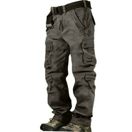 Womens Camo Military Cargo Pants High Rise Fatigue Pants