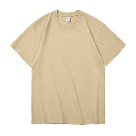 ADSSDQ Womens Oversized Tops Summer Short Sleeve T Shirts Basic Solid Boxy Tee Casual Workout Going Out Clothes 2025 Spring Khaki S