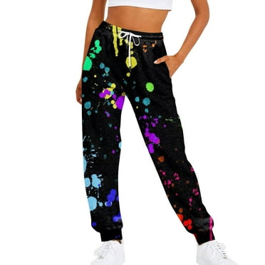 ADSSDQ Womens Yoga Sweatpants Loose Lightweight Workout Joggers Pants Drawstring Comfy Casual Lounge Pants with Pocket 2024 Black XL