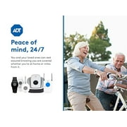 ADT Medical Alert On-The-Go Mobile Device - GPS Location Capabilities, AT&T LTE Network, 24/7 U.S. Based Monitoring with Senior Sensitivity Trained Agents (Black Wristband)