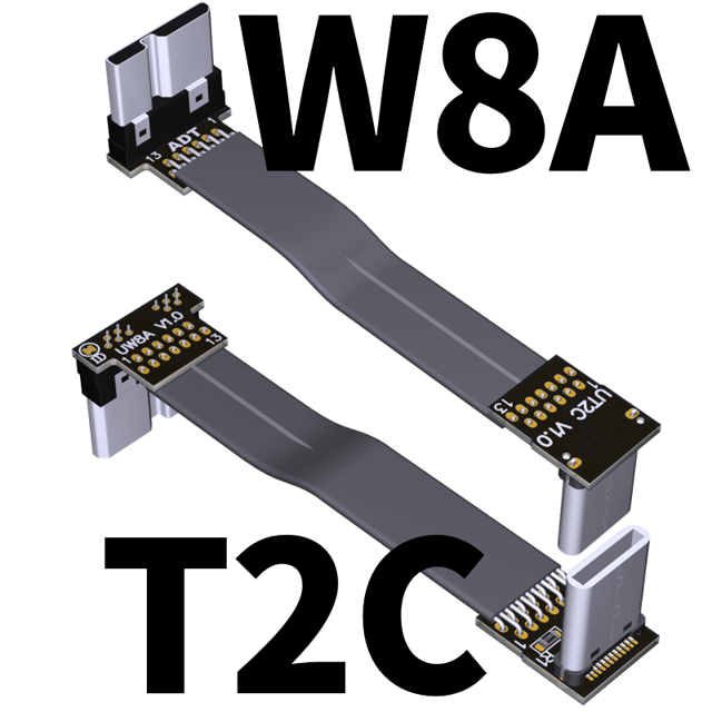 ADT USB 3.0 Male To Female Flat Data Extension Cable USB 3.1 Type C To