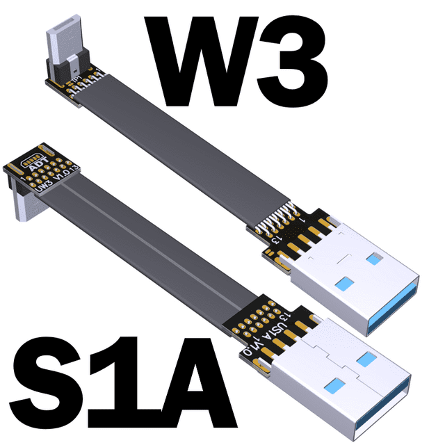 ADT USB2.0 Micro USB Flat Flexible Cable Android Charger, Micro USB