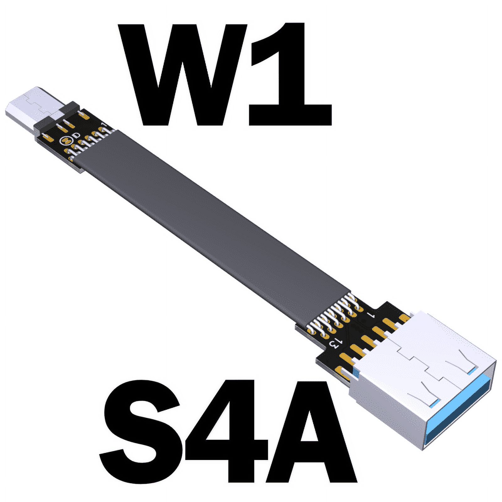 ADT USB2.0 Micro USB Flat Flexible Cable Android Charger, Micro USB