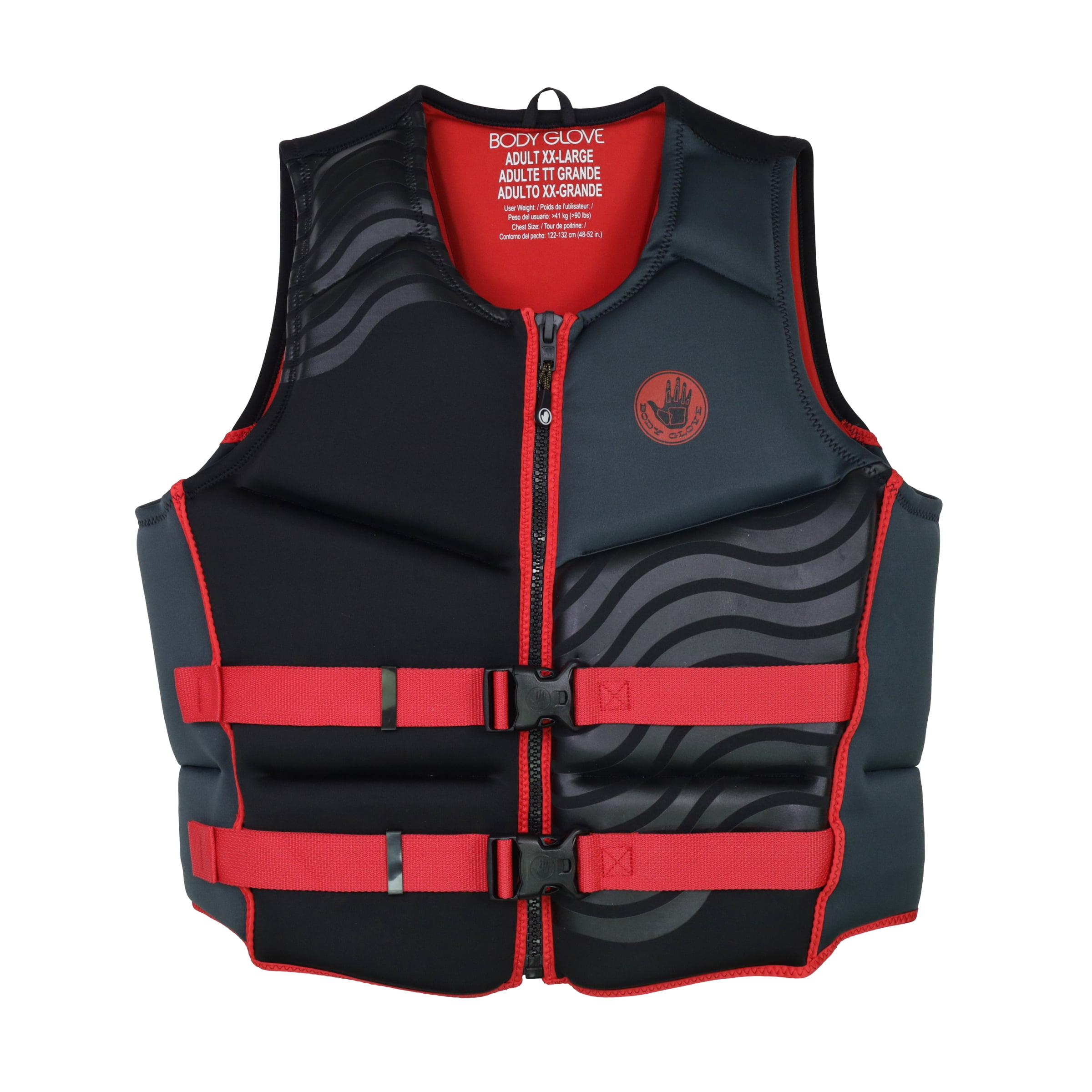 Body Glove Men's and Women's Overboard Evoprene Adult PFD Life Jacket and Vest, Size 2XL