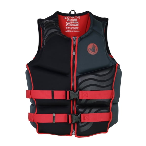 Body Glove Men's and Women's Overboard Evoprene Adult PFD Life Jacket and Vest, Size L