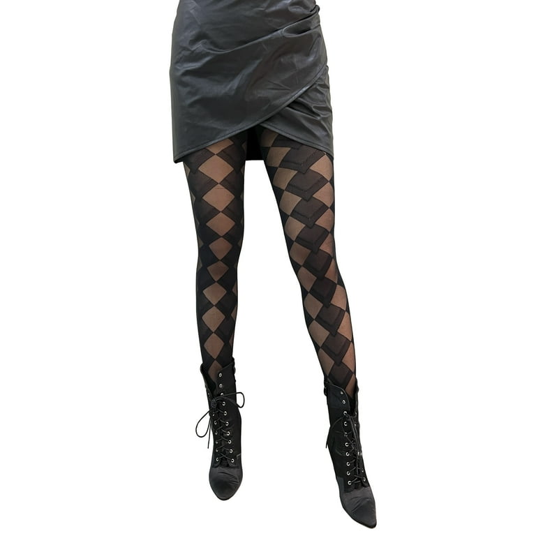Diamond Net Tights Adult Black Diamond Net Tights Adult Black