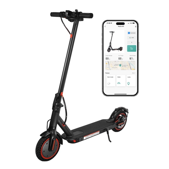WQCJL Adult Eletric scooter , 18 Miles 350W motor Escooter, Top Speed 16MPH, IP54 Waterproof, Portable Folding Commuter Electric Scooter for Adults and Teens