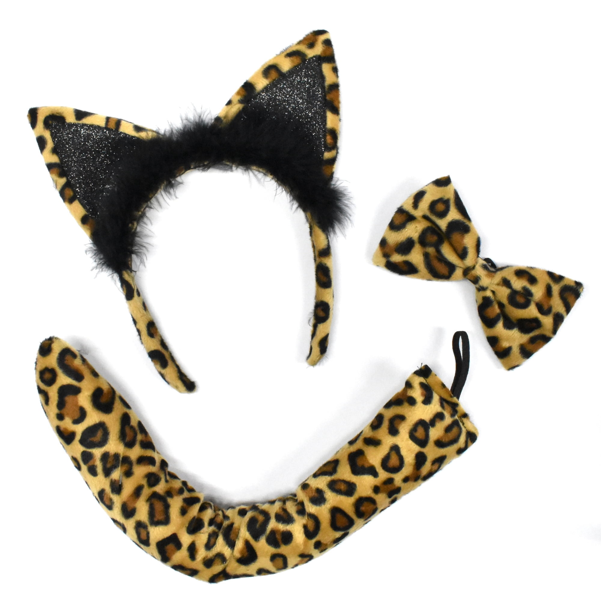 Leopard Costume Accessory Kit for Adults, Multicolor, 3 Pieces, Halloween by Way To Celebrate