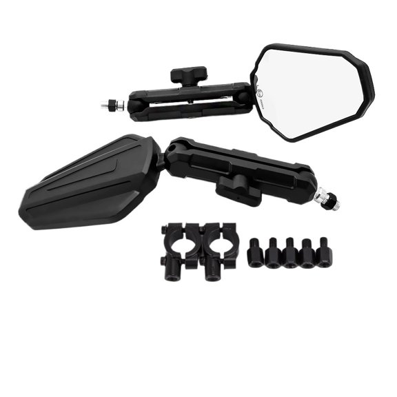 ADV Foldable Adventure Windscreen Rearview Mirror for Off-Road Motorcycles and Various Vehicles