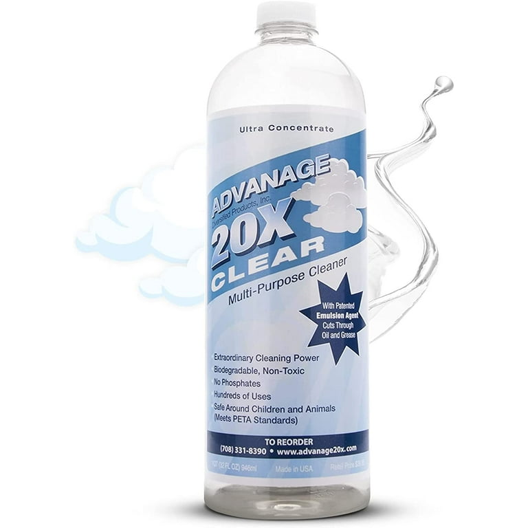 ADVANAGE 20X Clear Multi-Purpose Cleaner - Non-Toxic, Fabulous