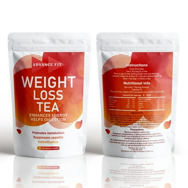 ADVANCE FIT Weight Loss Tea- Enhaces Energy Helps Digestion 28 Tea Bags Pack
