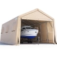 thumbnail image 1 of ADVANCE OUTDOOR 13' x 20' x 9' Beige Carport, 1 of 9