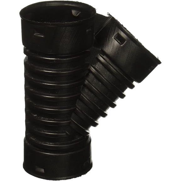Advanced Drainage Snap Wye Plastic Fitting - Lightweight - Pack of 2, 3 In.