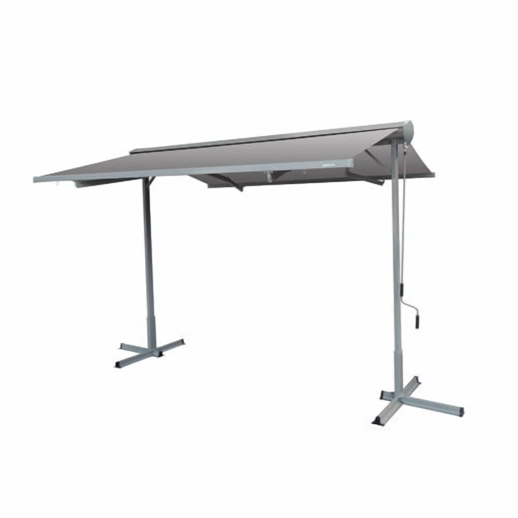 ADVANING 14' x 10' Manual Free Standing Retractable Patio Awning, Multiple Colors
