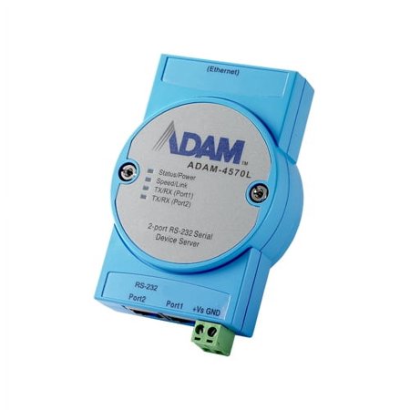 ADVANTECH ADAM-4570L-DE, 2-port RS-232 Serial Device Server