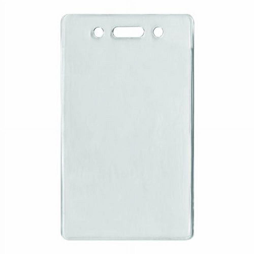 ADVANTUS Proximity Badge Holder, Vertical, 2-3/8 x 4-3/8 Insert Size, Clear, 50 per Pack (75451)