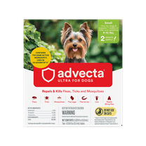 ADVECTA Ultra Flea and Tick Topical Treatment for Small Dogs, 4-10 lbs, 2 Month Supply