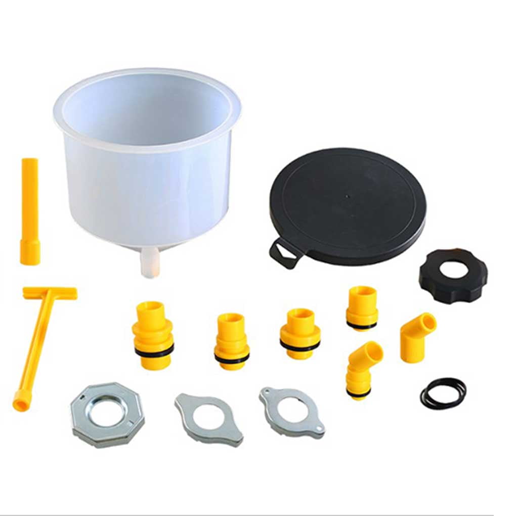 Carevas 15-Piece Car Coolant Funnel Kit Spill-Free Funnel Cooling