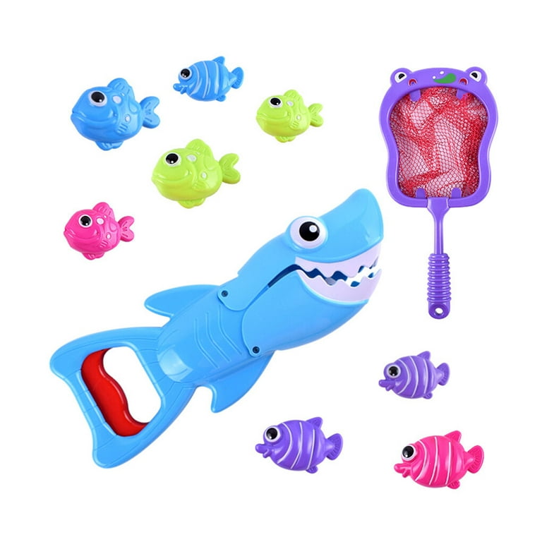 ADVEN Kids Bath Fishing Toys Fish Toy Entertainment Interactive Bathtub  Parent-child Training Educational Learning Accessories 