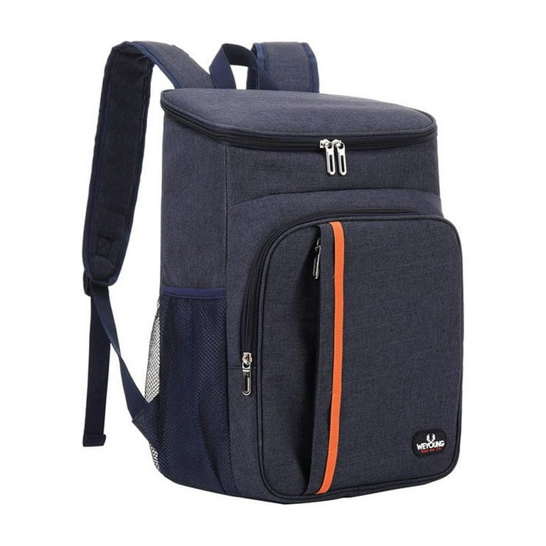 ADVEN WEYOUNG 18L Thermal Rucksack Waterproof Outdoor Backpack Barbecue Cooler Bag Oxford Cloth School Pouch Compartments Pocket Dark Blue