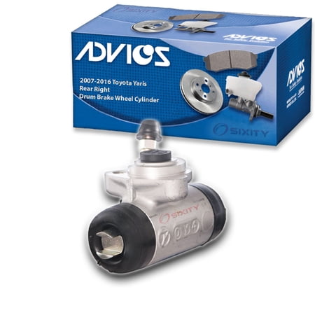 ADVICS Rear Right Drum Brake Wheel Cylinder compatible with Toyota Yaris 2007-2016