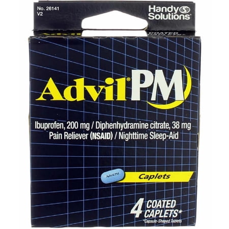 Advil PM Caplets 4-Count Box