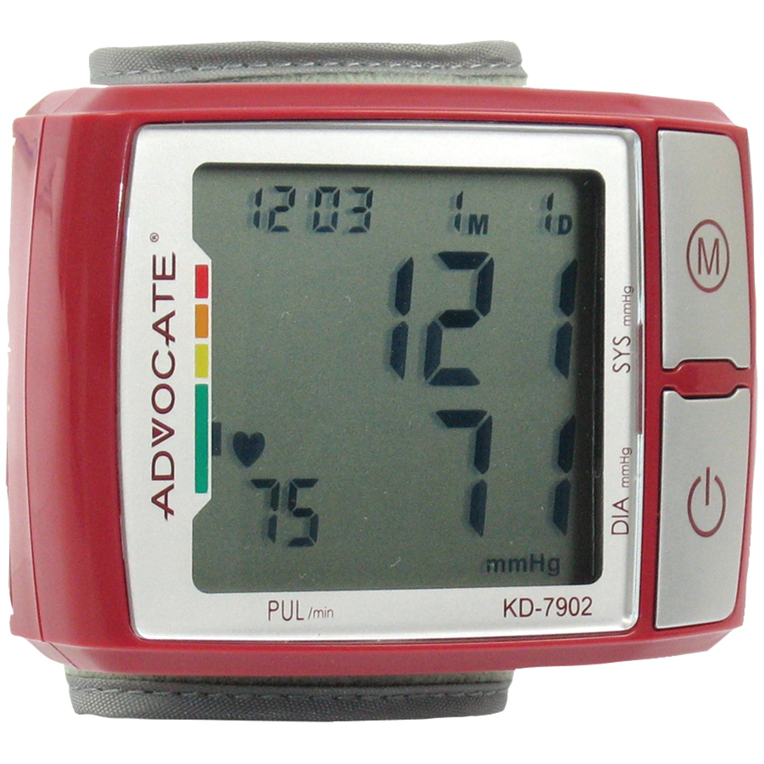 ADVOCATE KD-7902 Wrist Blood Pressure Monitor with Color Indicator - image 1 of 4