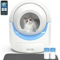 ADVTSPRS Self Cleaning Litter Box for Multiple Cats, Safe Automatic Cat ...