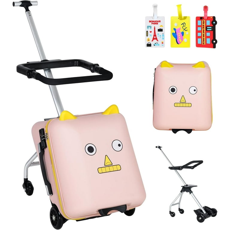 ADVWIN 2-in-1 Kids Ride on Suitcase, 20