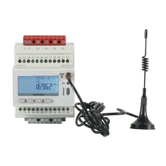 ADW300 Wireless Smart Energy Meter Can Use In Commercial Buildings, Factory, Smart Grids, DB Room And Etc ,Safe and Easy