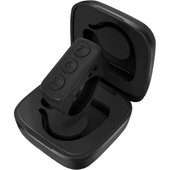 Remote Control for TikTok, Page Turner for iPhone/iPad, Bluetooth Camera Video Recording Remote, Scrolling Ring for TIK Tok, Compatible with iOS/Android Phones & Tablets -Black
