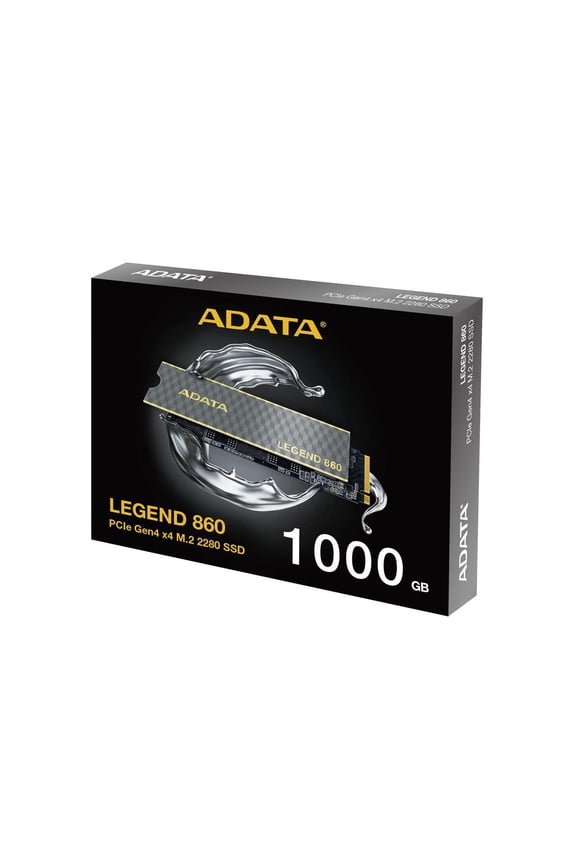 LEGEND 860 SLEG-860-1000GCS 1000 GB Solid State Drive - M.2 2280 Internal - PCI Express NVMe (PCI Express NVMe 4.0 x4) - Notebook, Desktop PC, Gaming Console Device Supported - 320 TB TBW