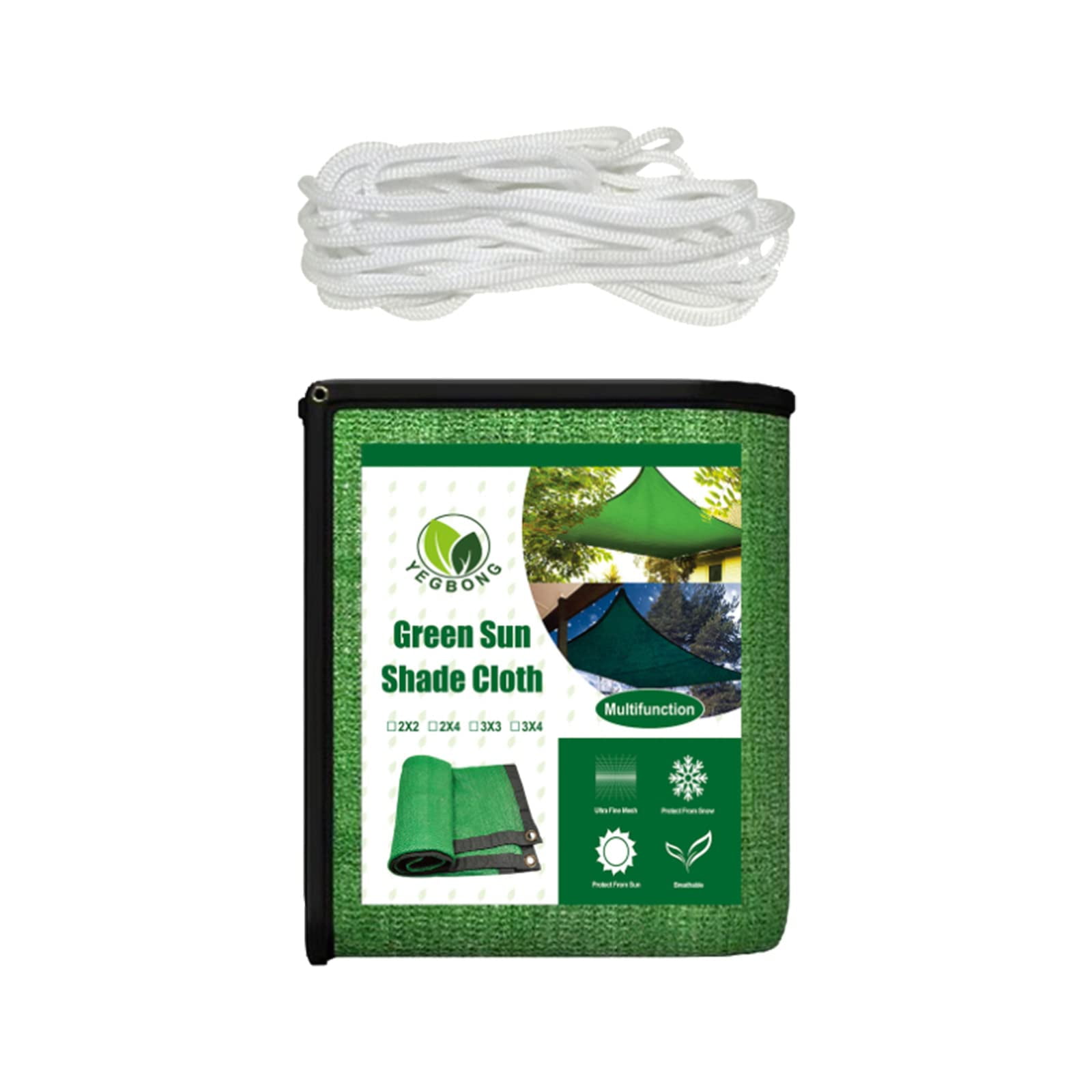 ADruer 40 Shade Cloth for Plants Mesh Tarp with Grommets UV Resistant