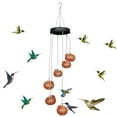 thumbnail image 1 of ADruer Charming Wind Chimes Hummingbird feeders for Outdoors Hanging ant and Bee Proof, Window Bird feeders for Viewing, Perfect Garden Decor for Outside (A), 1 of 7