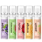 ADruer Fruit Oral Breath Spray, Natural Breath Freshener Spray Fresh Fruit 5 Pack, Portable Refreshing Cool Fresh Breath Oral Odor Care
