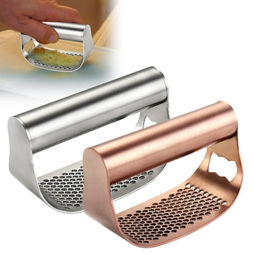 ADruer Garlic Press Stainless Steel Garlic Press Rocker 2024 New Garlic Mincer Garlic Crusher Garlic Chopper, Comfortable Grip Garlic Crusher for Smash Garlic Kitchen Tools (2Pc)