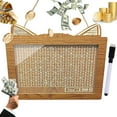 thumbnail image 1 of ADruer Piggy Bank for Adults Kids, 2024 New Hanging Cat Ear Wooden Coin Bank for Boys and Girls, Money Box with Counter for Savings Goal $2000 Best Gift for Friends, 1 of 7