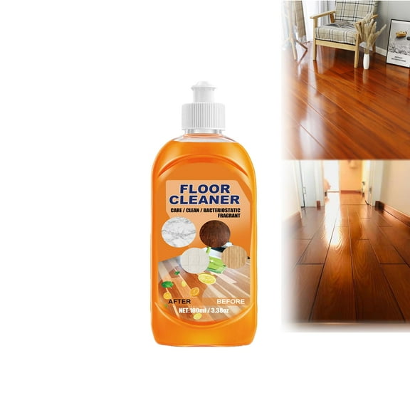 ADruer Powerful Decontamination Floor Cleaner, 100ml Multi-Purpose Orange Concentrate Floor Cleaner, Natural Hardwood Floor Stain Cleaner for Ceramic Tile and Wood Floors (1pc)