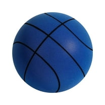 ADruer Silent Basketball, 2024 Upgraded Silent Foam Basketball Dribbling Indoor, Quiet Basketball, Soft Bouncy Low Noise Foam Basketball Easy to Grip for Training Ball (Blue, NO.3)