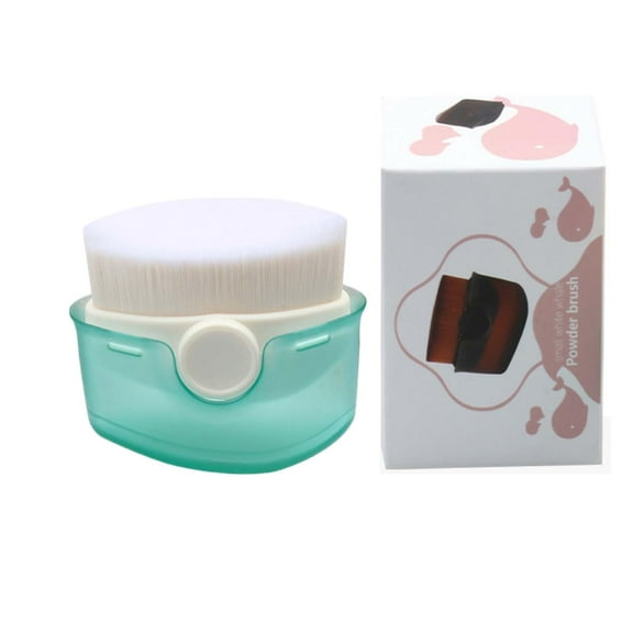 ADruer Sunscreen Applicator for Adult Kids, Sunscreen Brush Self Tanner Brush, Portable Fiber Bristle Brush for Sunscreen Liquid Foundation Powder (A)