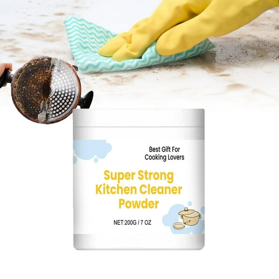 ADruer Super Strong Kitchen Cleaner Powder, 2024 Upgraded Powerful All Purpose Cleaning Powder, Stainless Steel Cleaning Powder Stain Remover for Kitchen Bar,7oz (1pc)