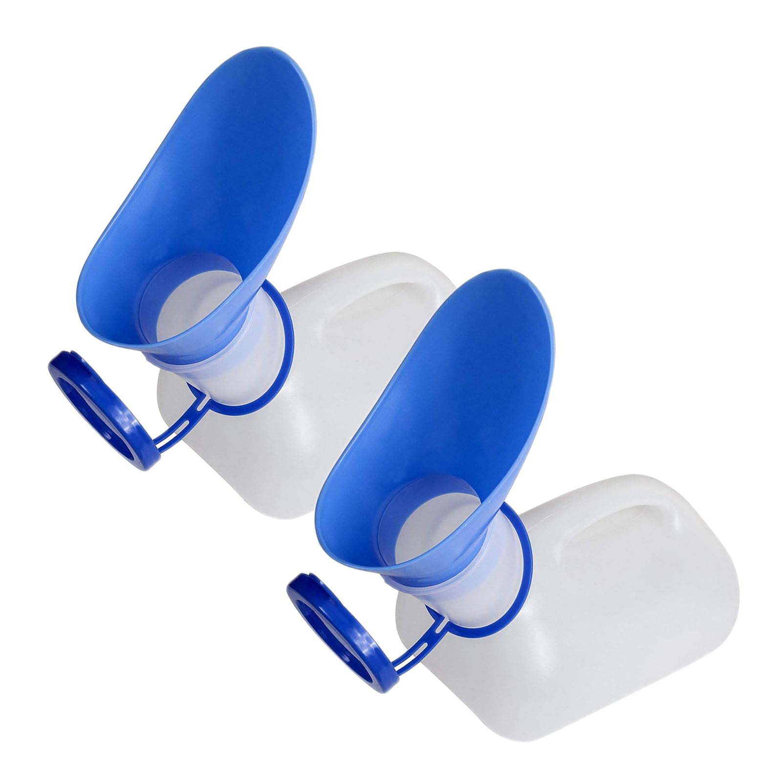 ADruer Urine Bottle, 2 in 1 Male Female Urinal Bottles, 32 oz Portable