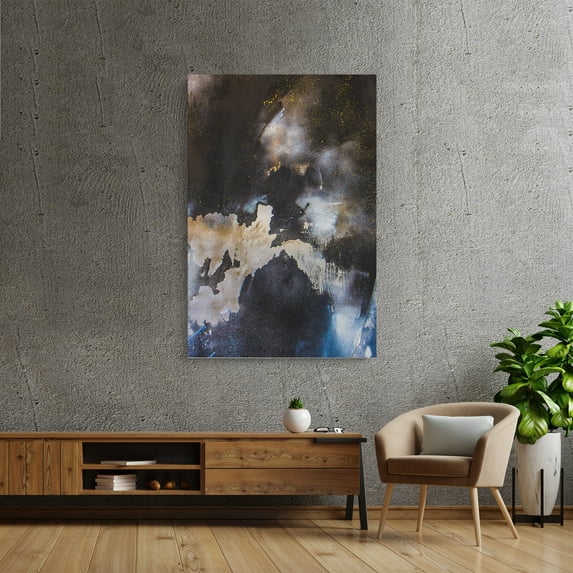 AE Abstract Wall Art | Contemporary Wall Art (40X60 inch) | Framed Canvas Wall Art For Living Room, Bedroom, Bathroom & Kitchen | UL & FSC Certified INK & Material | Made in the USA