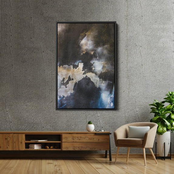 AE Abstract Wall Art | Contemporary Wall Art (40X60 inch) | Framed Canvas Wall Art For Living Room, Bedroom, Bathroom & Kitchen | UL & FSC Certified INK & Material | Made in the USA