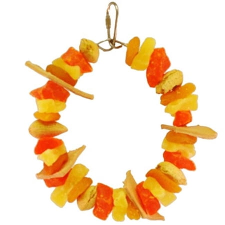 AE Cage Company Happy Beaks Mixed Fruit Ring Tropical Delight