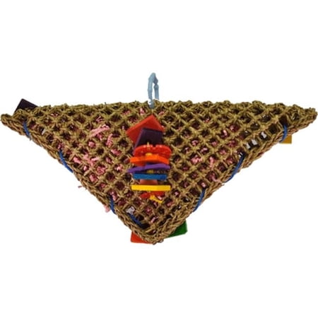 AE Cage Company Happy Beaks Triangle Vine Mat for Birds Large