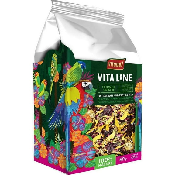 AE Cage Company Vita Line Banana Chips for Parrots and Exotic Birds [Bird Parrot Treats, New Bird Supplies, Bird Supplies] 1 count