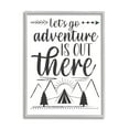 thumbnail image 1 of Stupell Industries Adventure's Out There Phrase Camping Tent Mountain Range Inspirational Painting Gallery Wrapped Canvas Art Print Wall Art, 30 x 40, 1 of 4